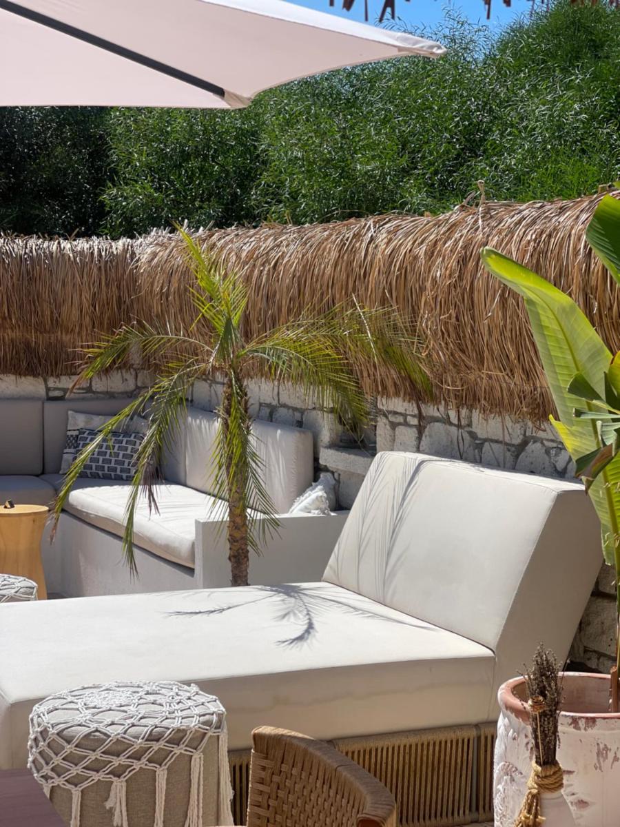 outdoor BBQ area