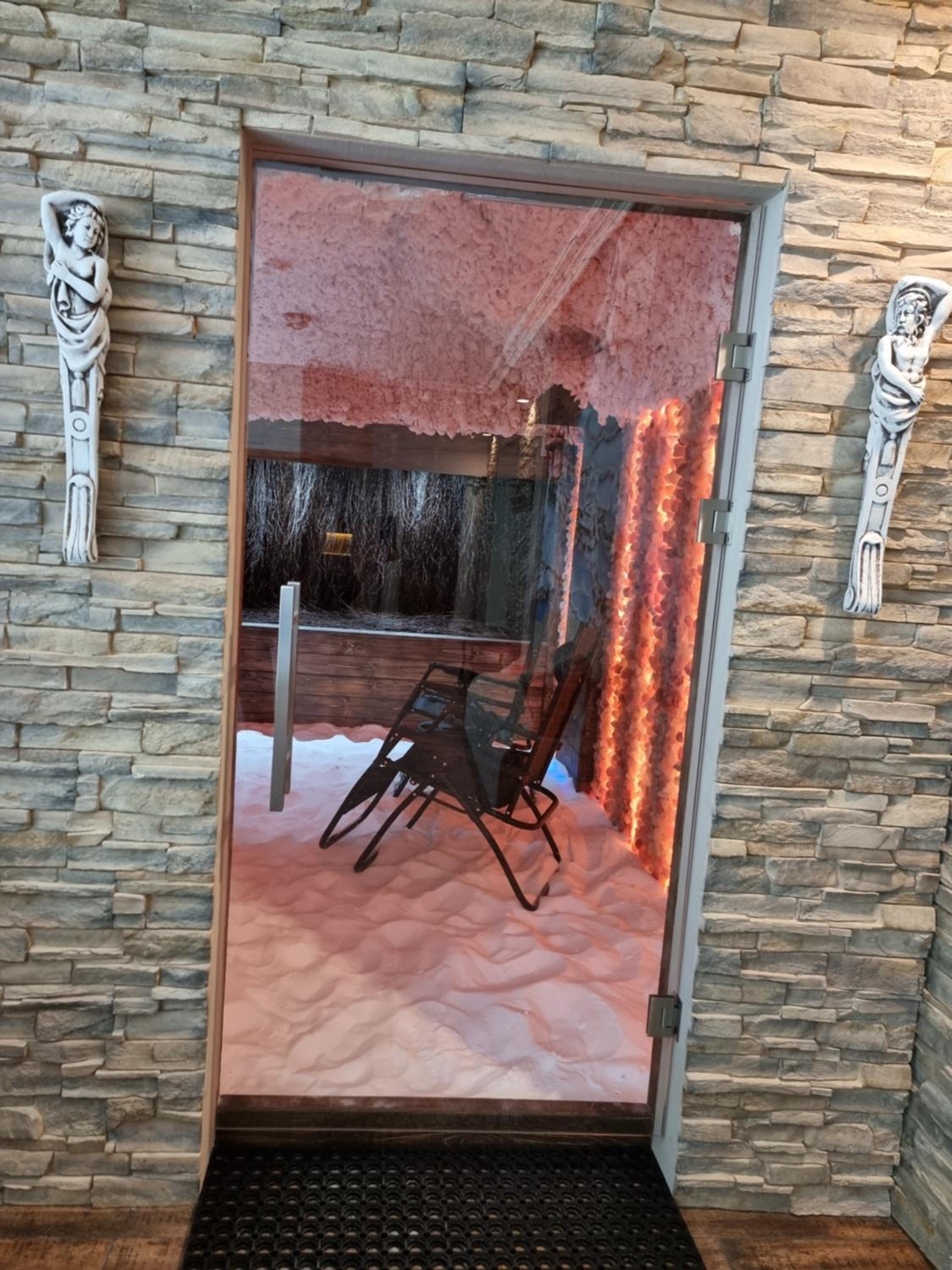outdoor BBQ area