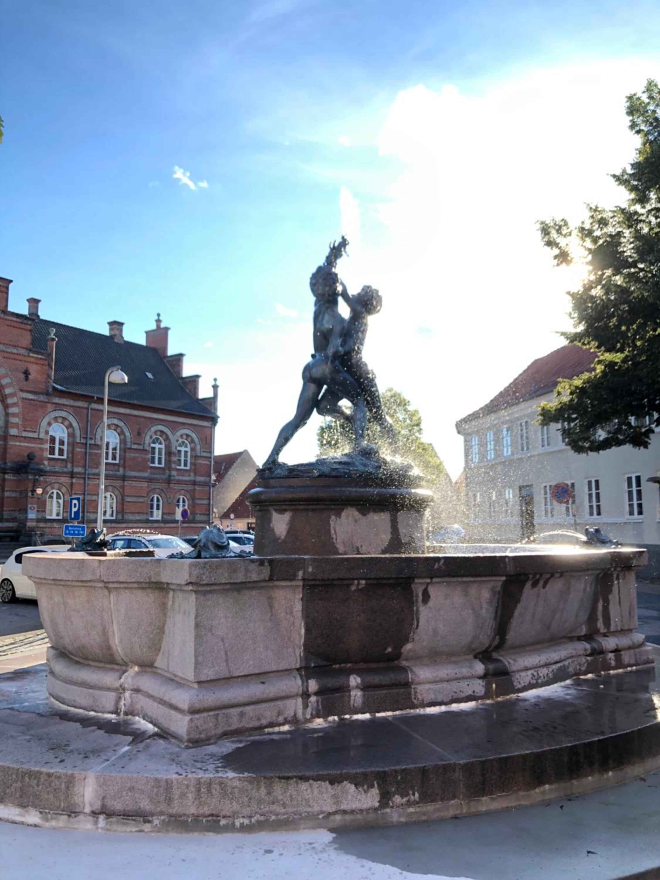 Huset ved springvandet