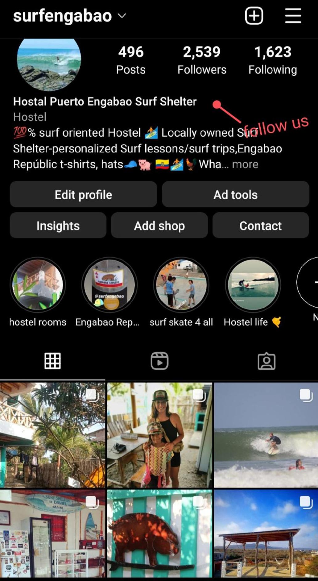 Hostal Puerto Engabao "El Surf Shelter"