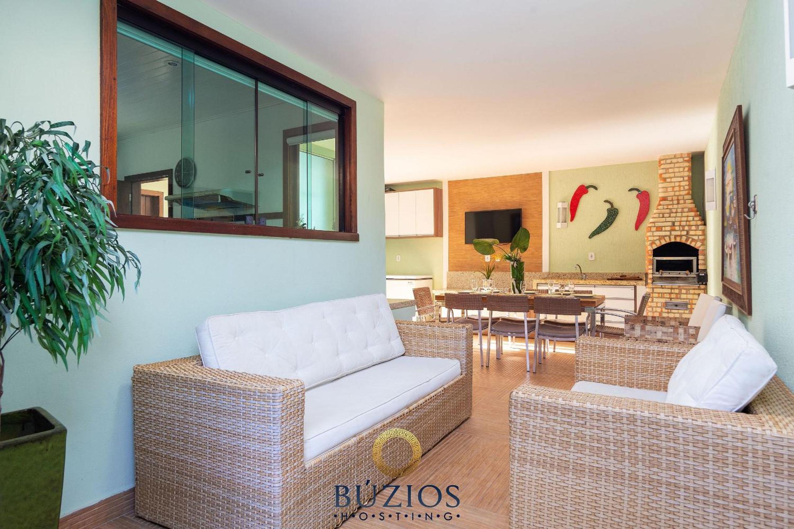 Bz8 200 metros da praia com Área Gourmet, Geribá