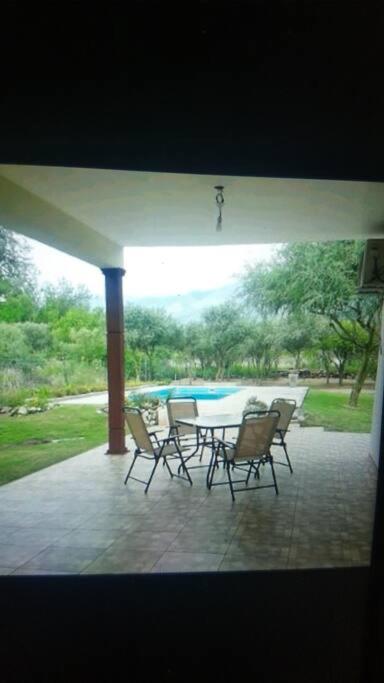 Confortable casa traslasierra. Vista al Champaqui
