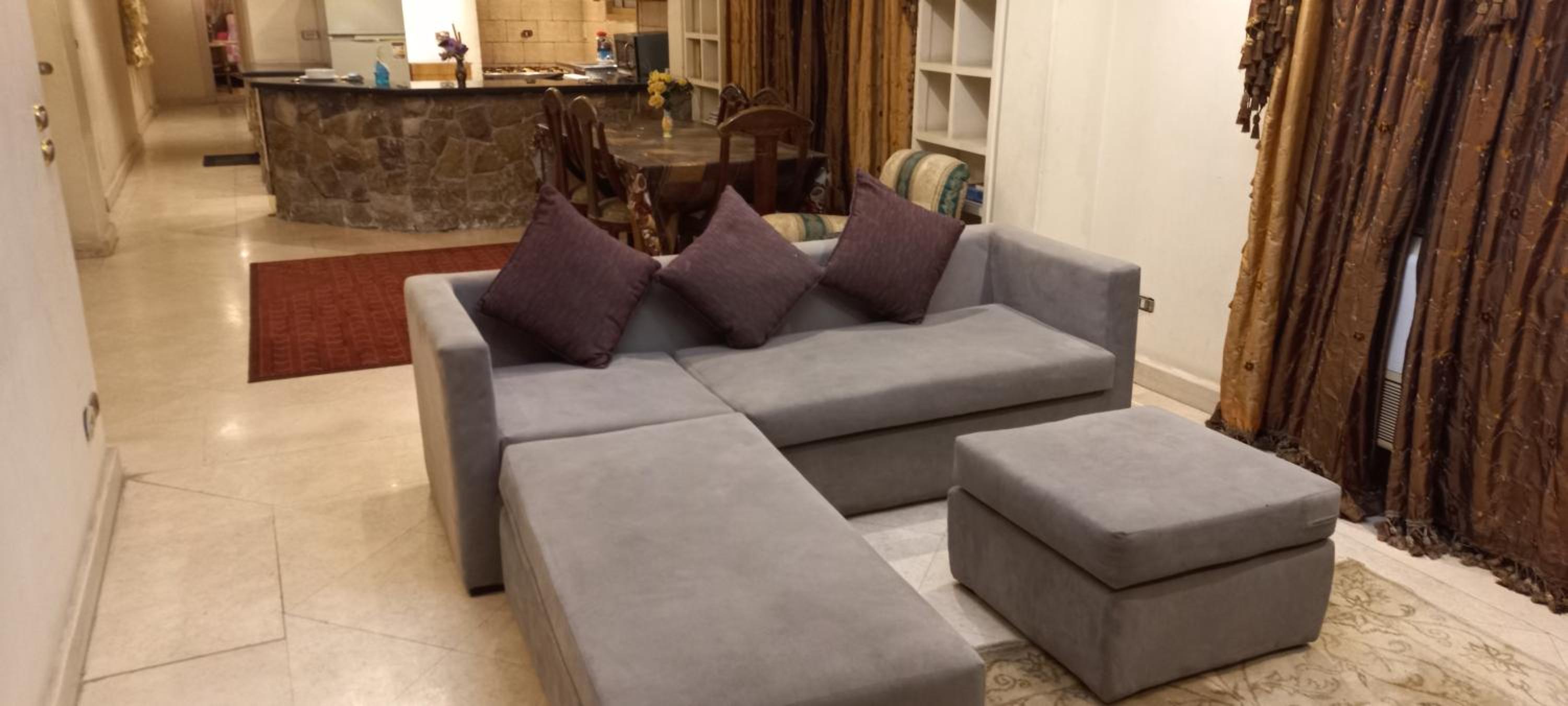 3 Bed Rooms Ac Fully Equipped flat in Mohandsseen Cairo