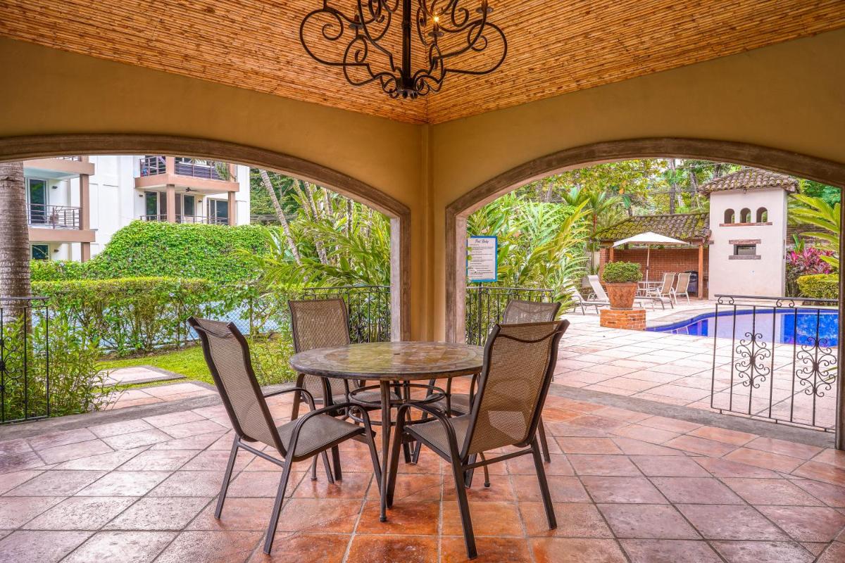 outdoor BBQ area