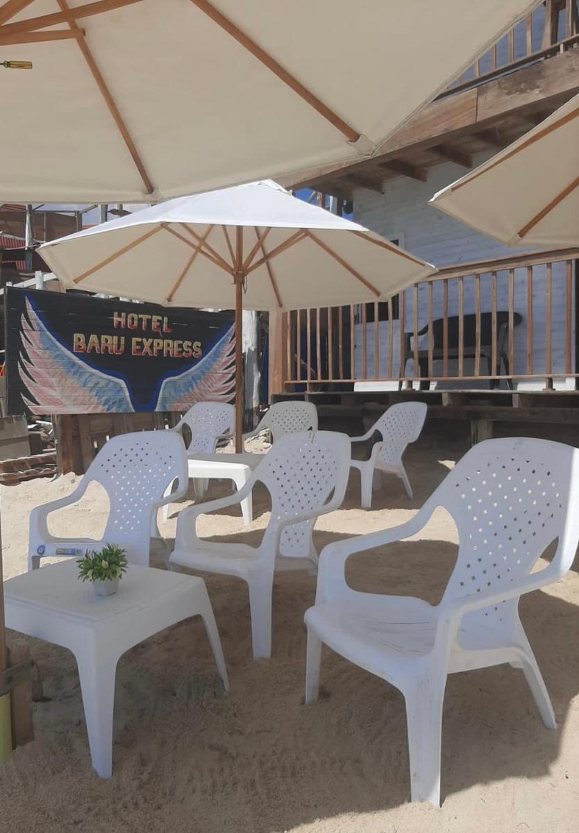 outdoor BBQ area