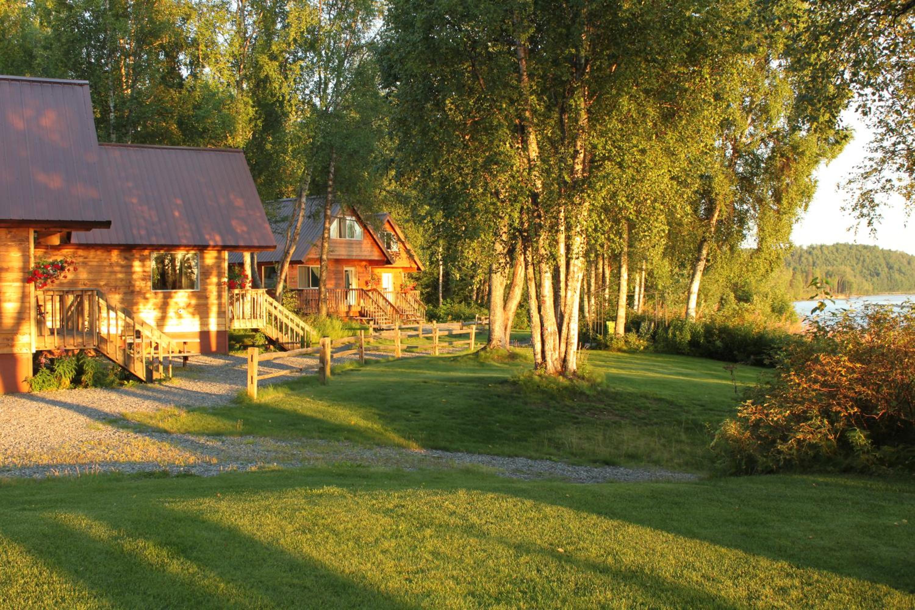 Riverside Cabins at Susitna River Lodge view 2