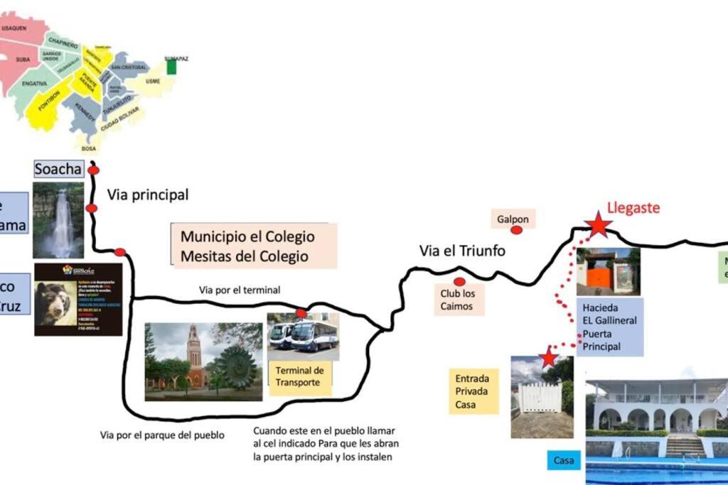 Casa de campo mesitas del colegio