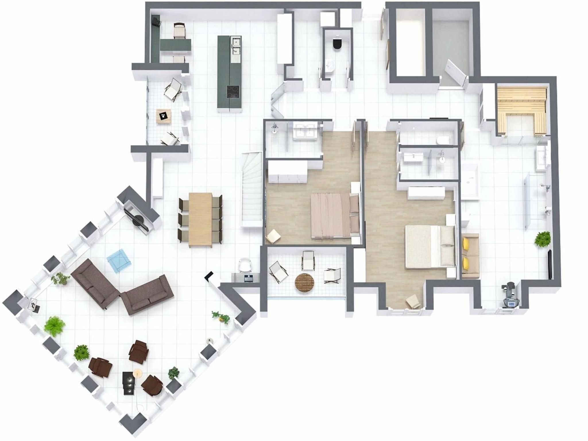 "FIRST" Sellin Penthouse "Meerblick & SPA" view 2