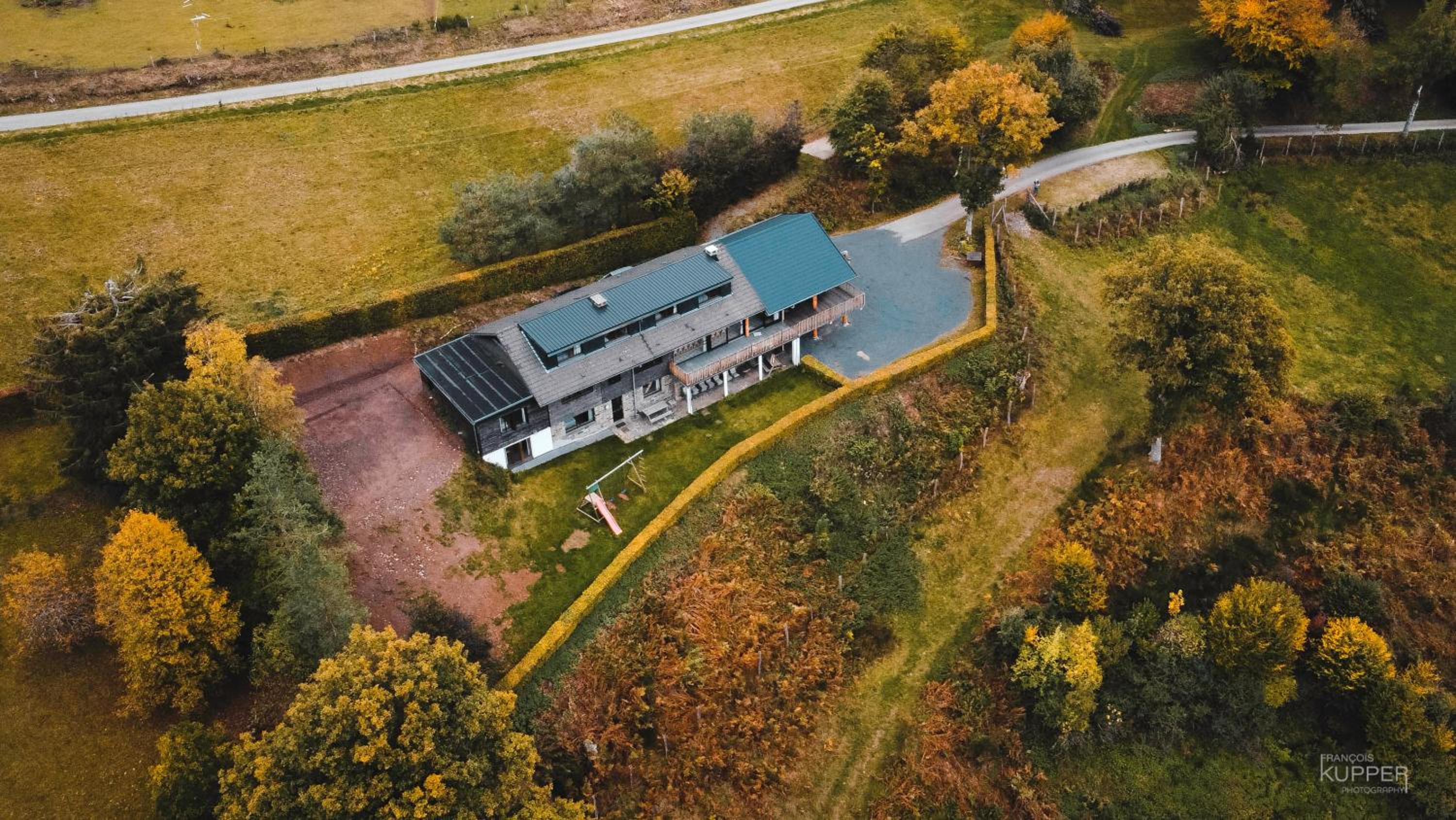 La Harde 31 pers Malmedy, vue, wellness, jardin