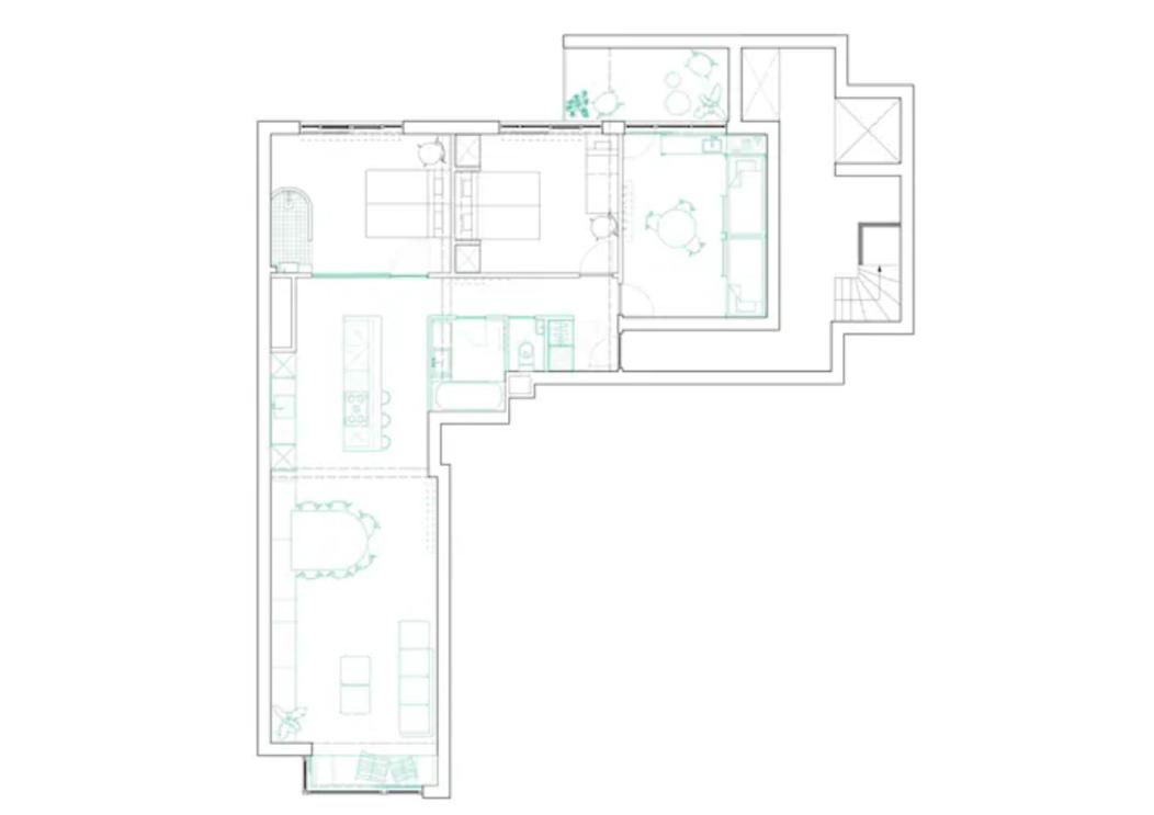 Spacious family flat near the beach (6-8 pers)