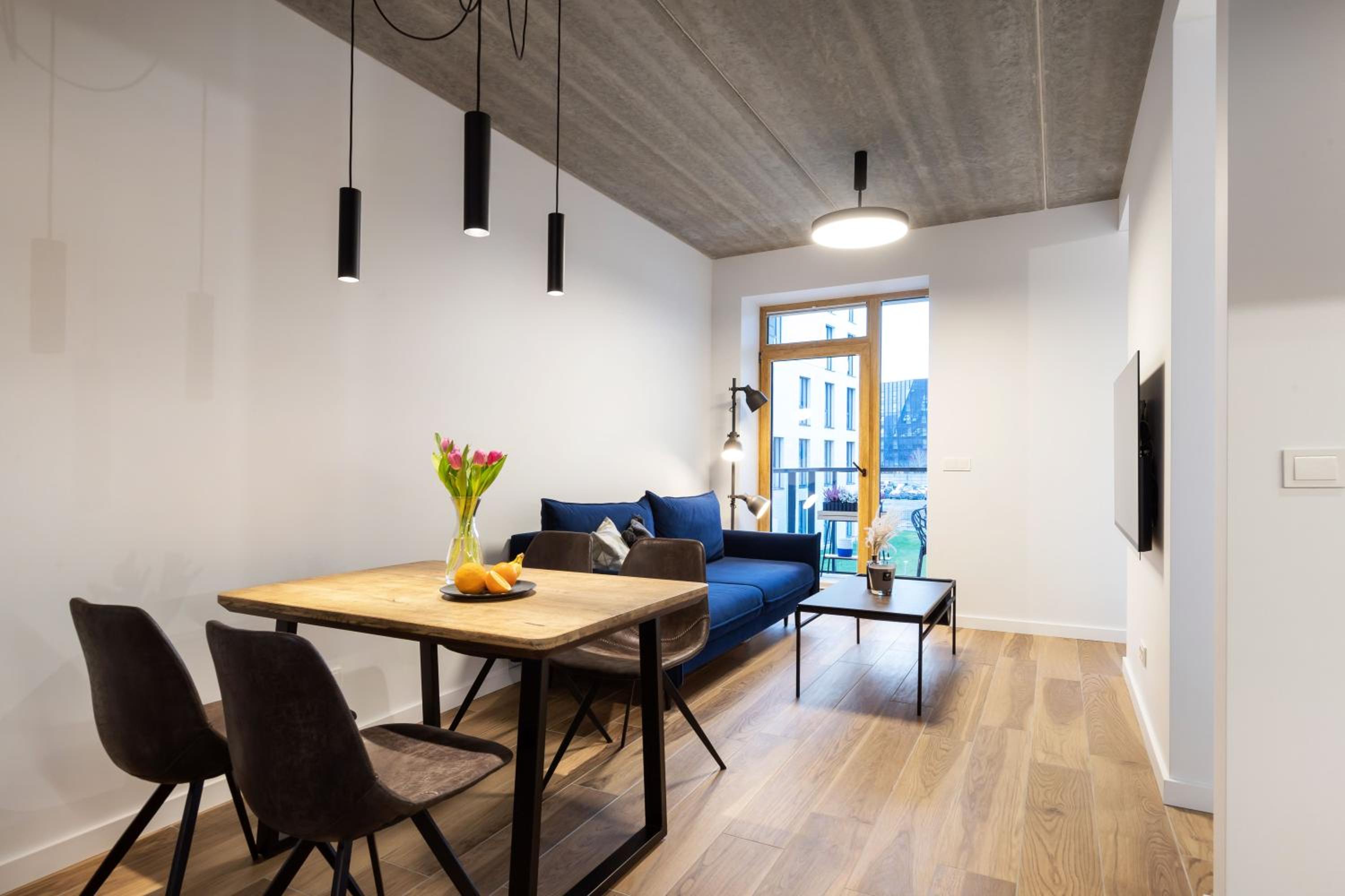 City Center Sanctuary Modern Business-Class Studio with Free Parking in the Heart of Vilnius