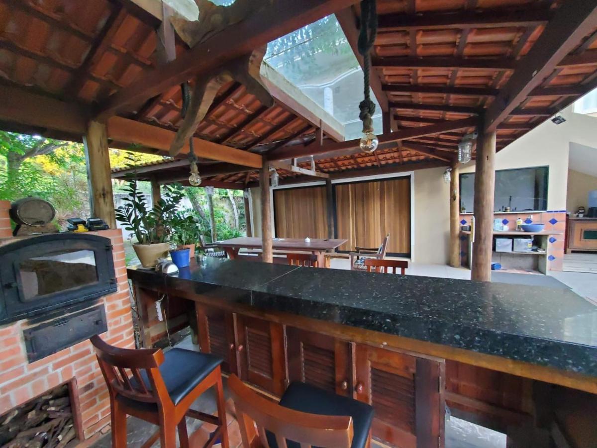 outdoor BBQ area