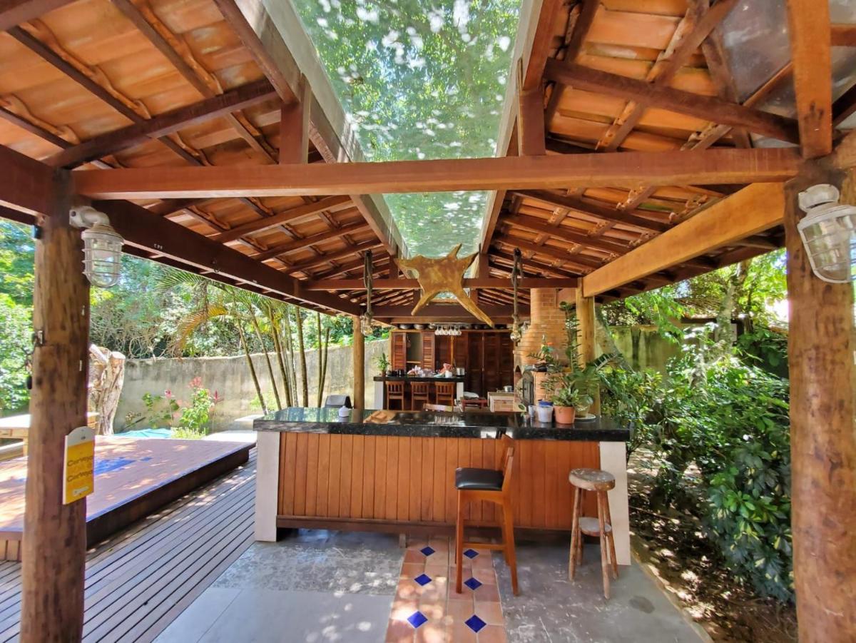 outdoor BBQ area