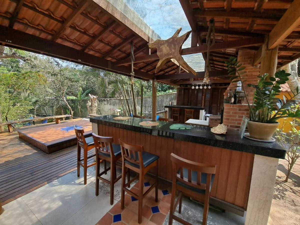 outdoor BBQ area