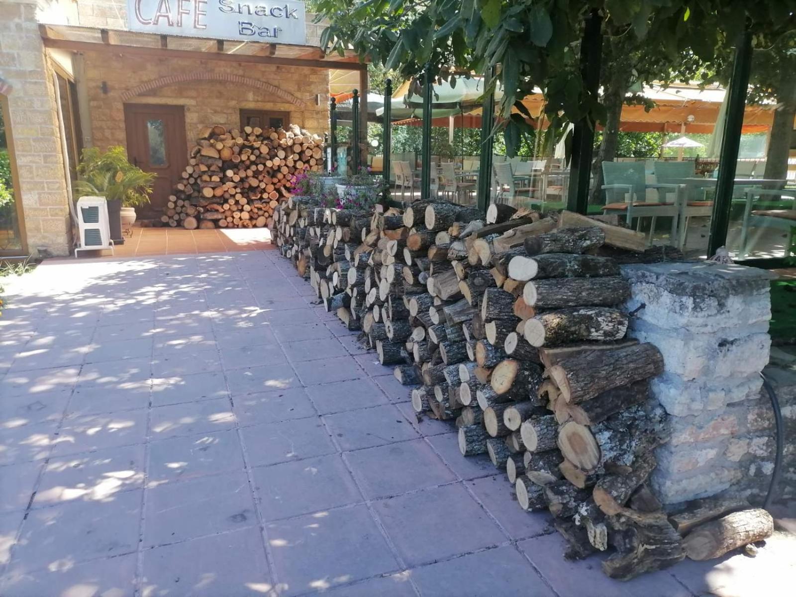 outdoor BBQ area