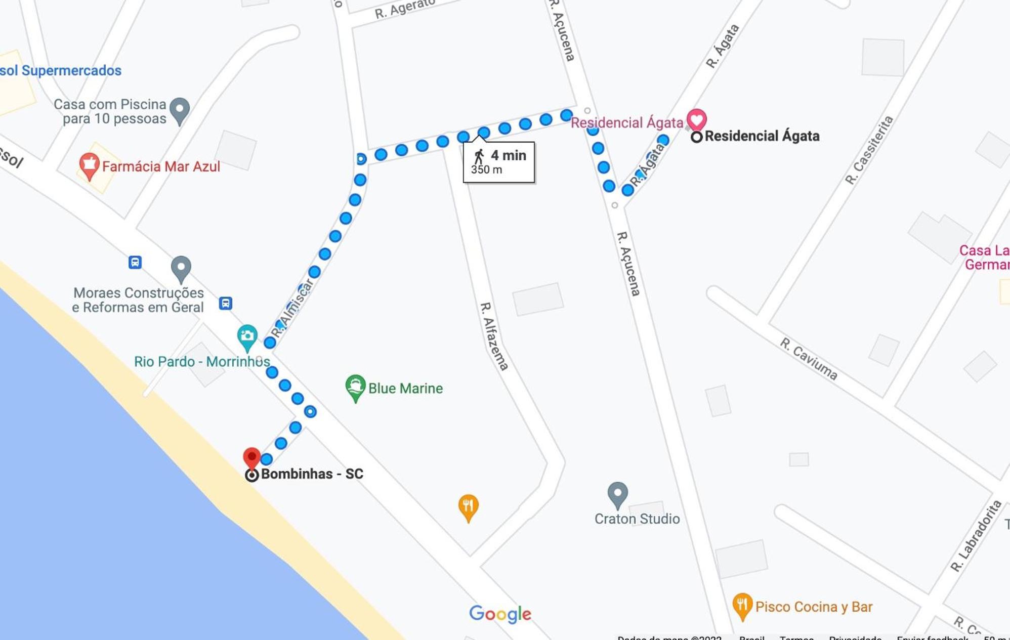 Surpreendente apto, 290 metros da praia!
