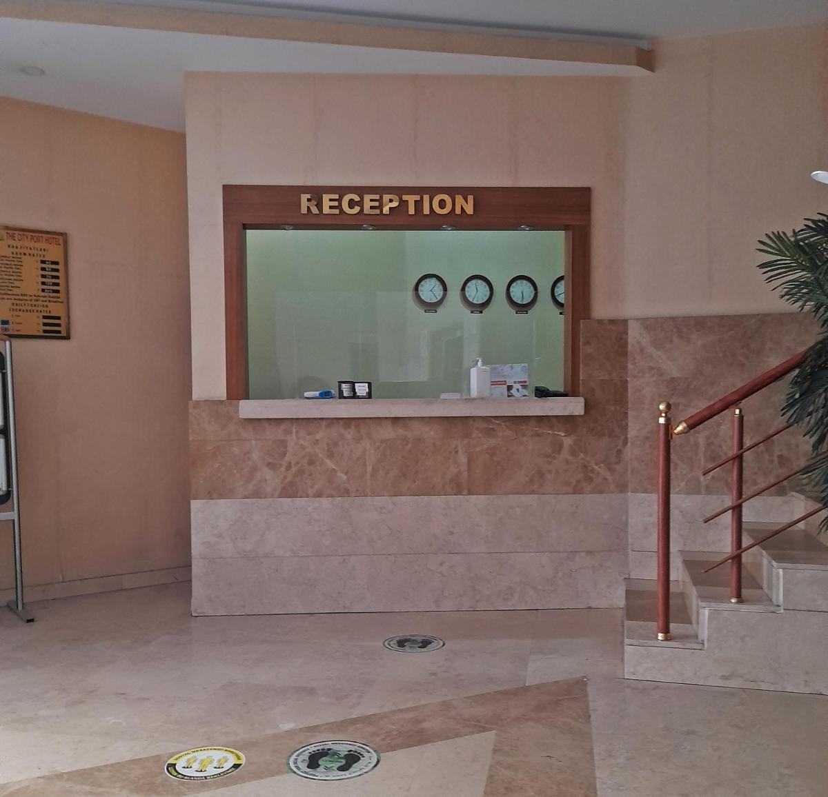 hotel reception