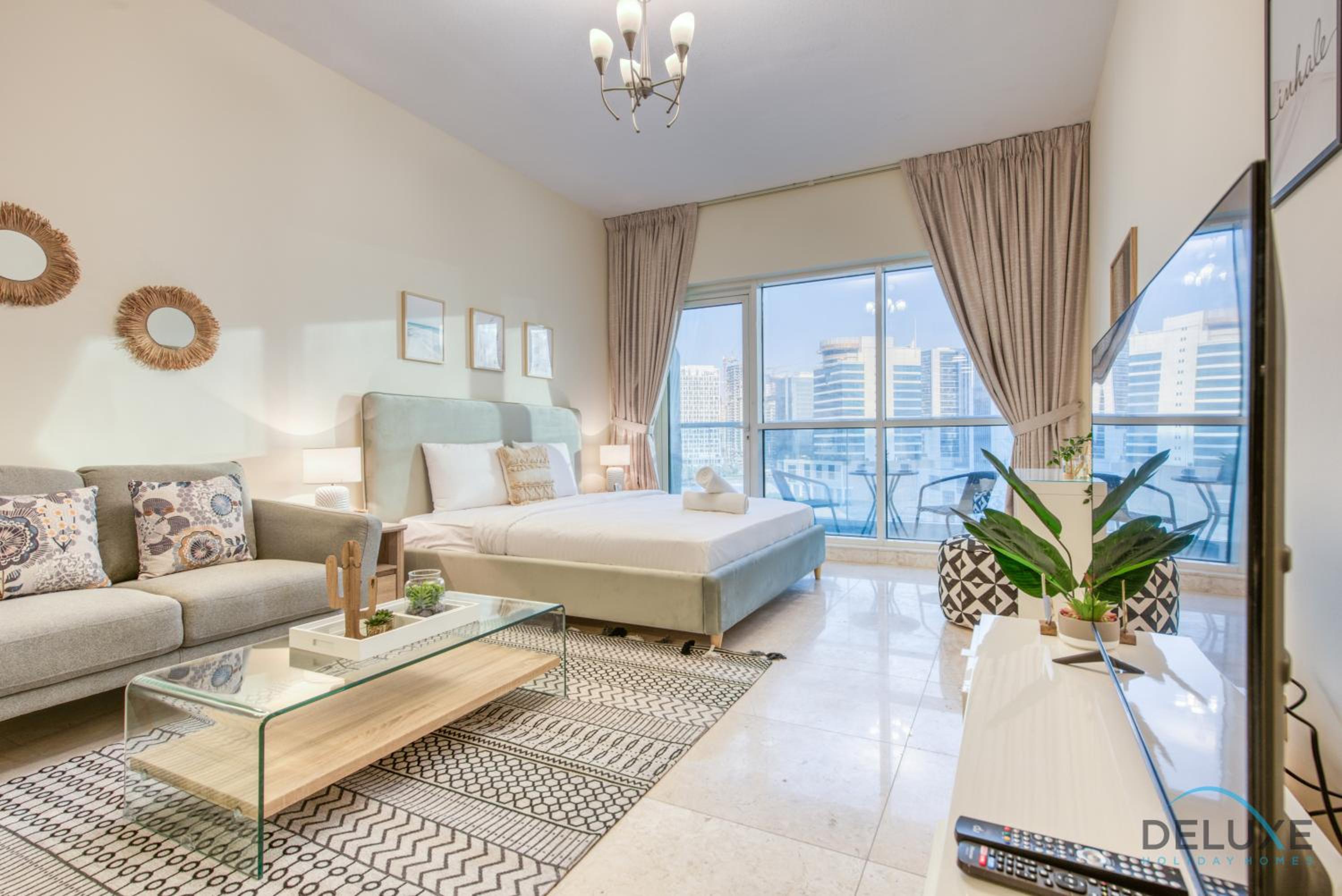 Pleasant Studio at Safir Tower 1 Business Bay by Deluxe Holiday Homes