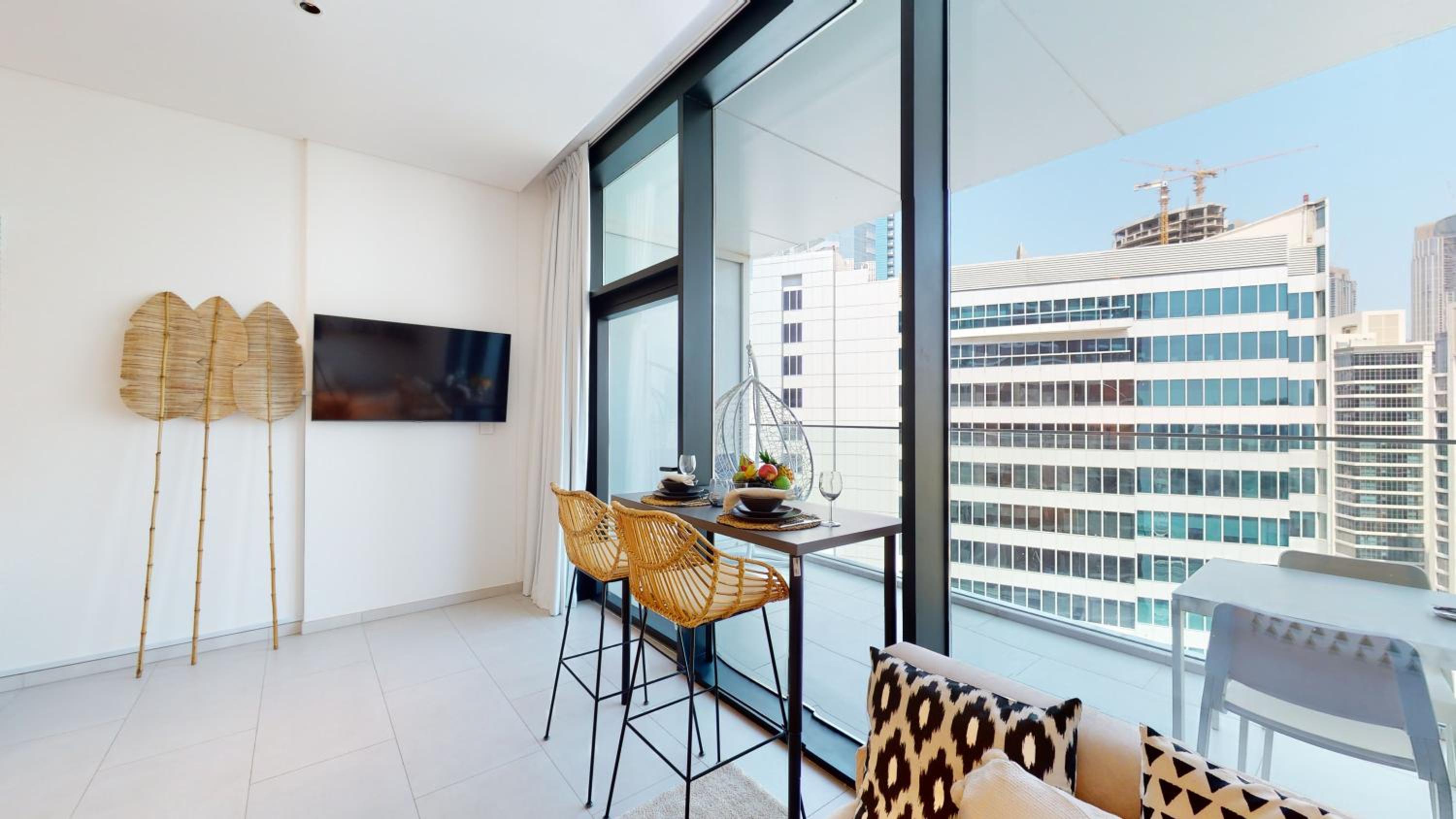 Stylish Studio with Burj Khalifa View