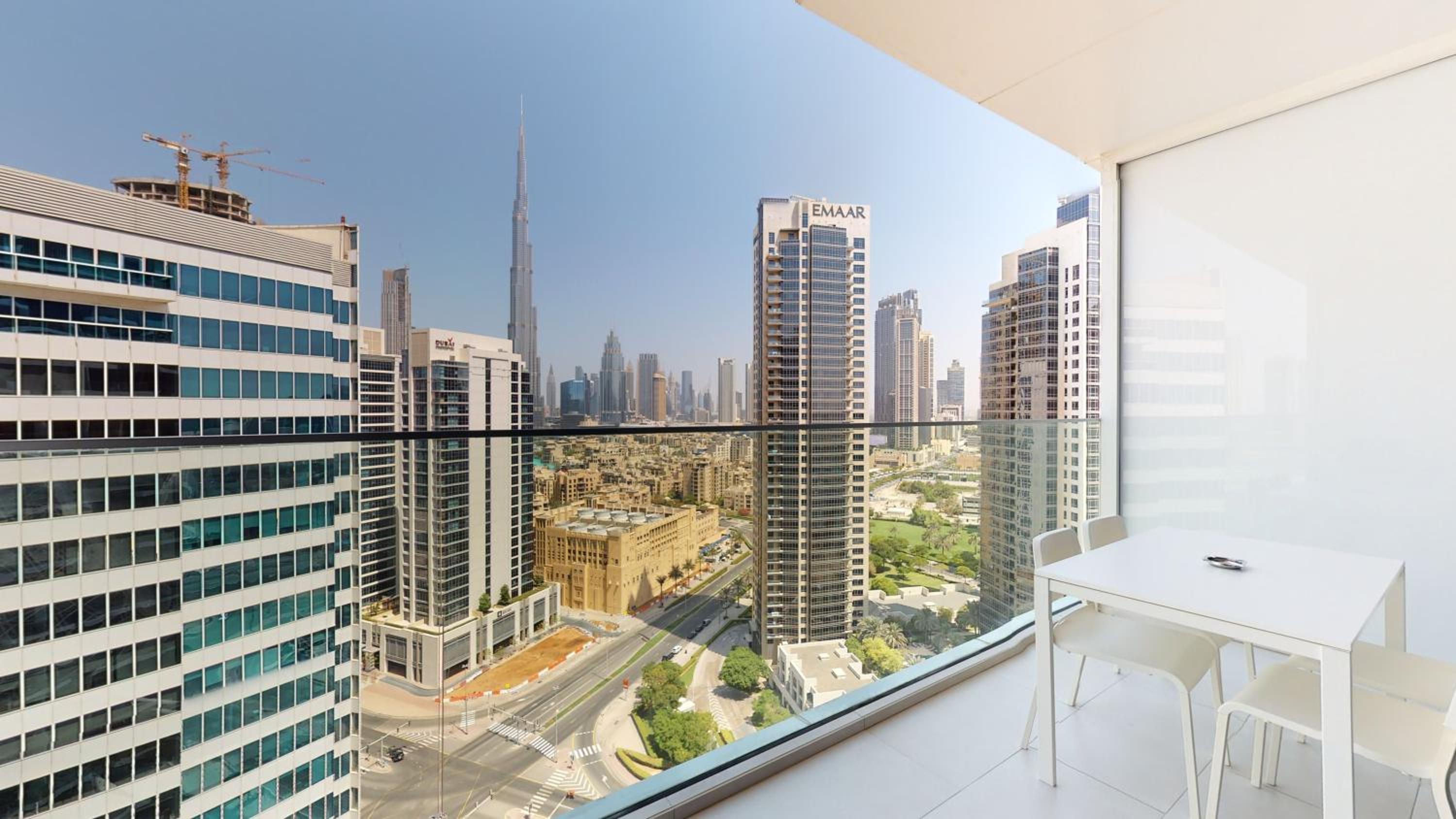 Stylish Studio with Burj Khalifa View