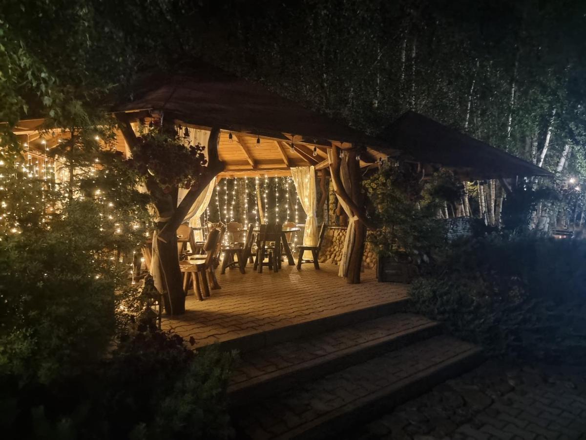 outdoor BBQ area