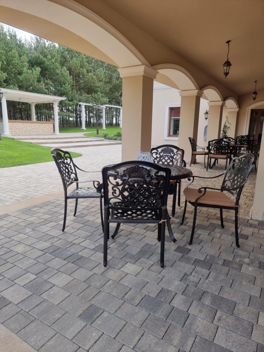outdoor BBQ area