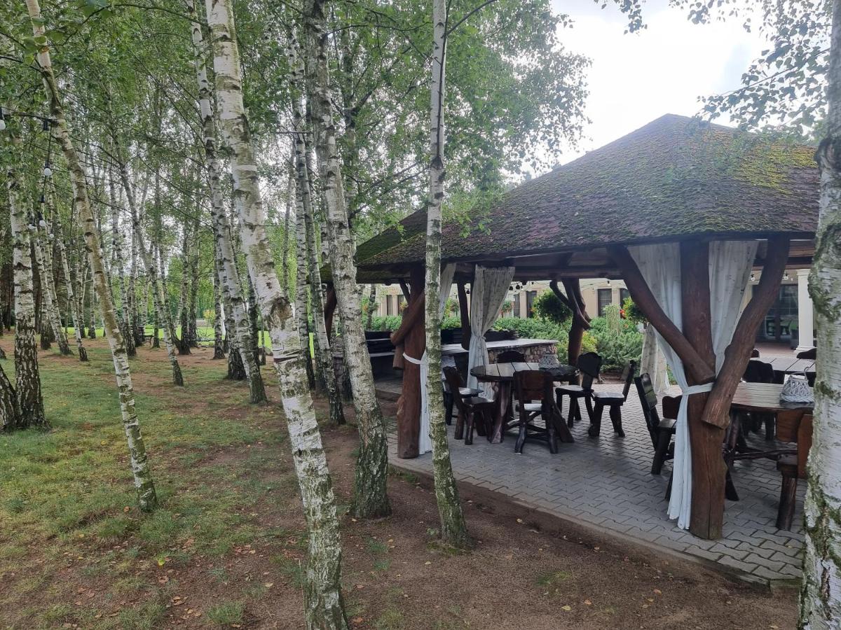 outdoor BBQ area
