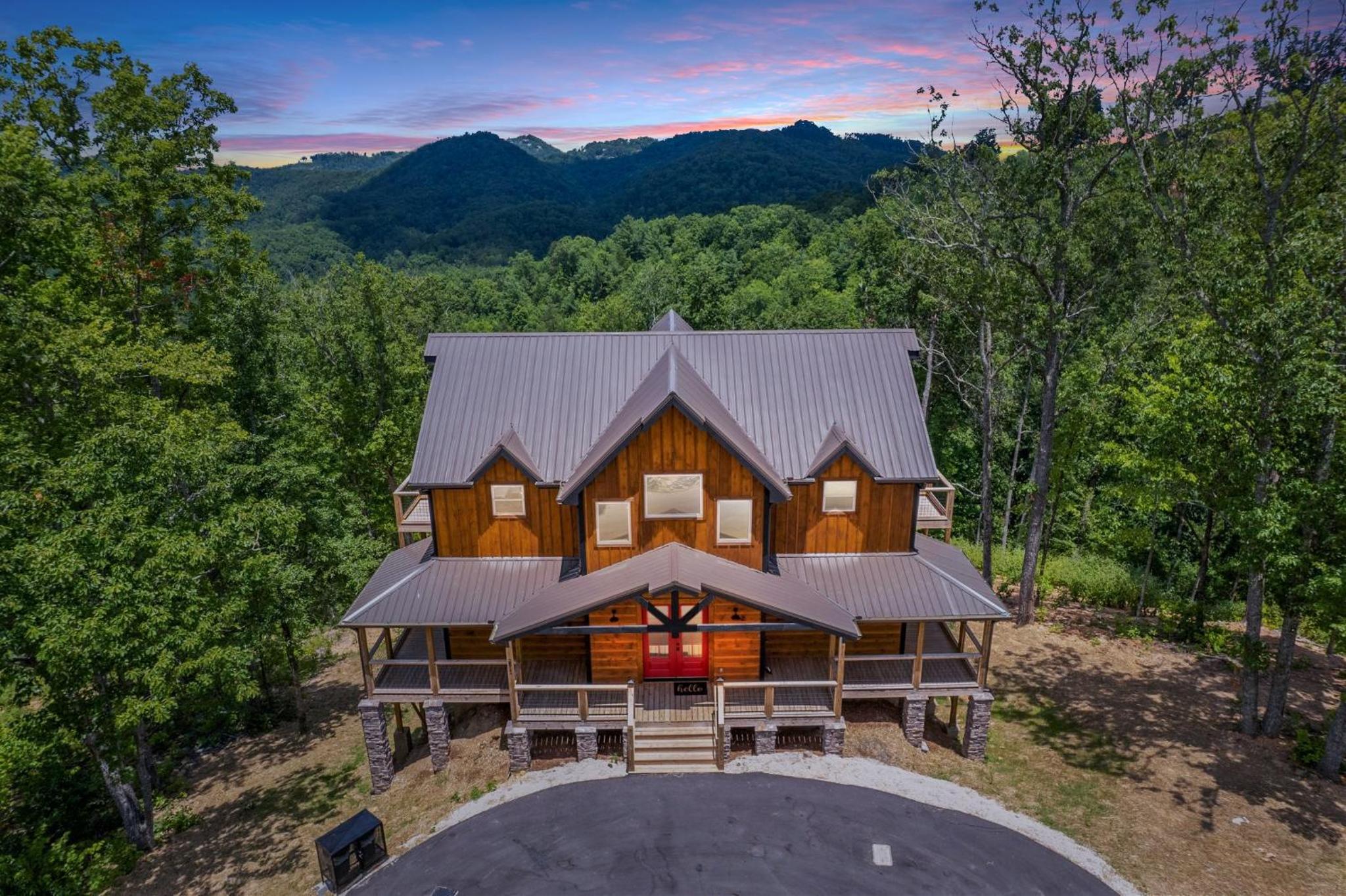 Red Sky Ridge cabin view 2