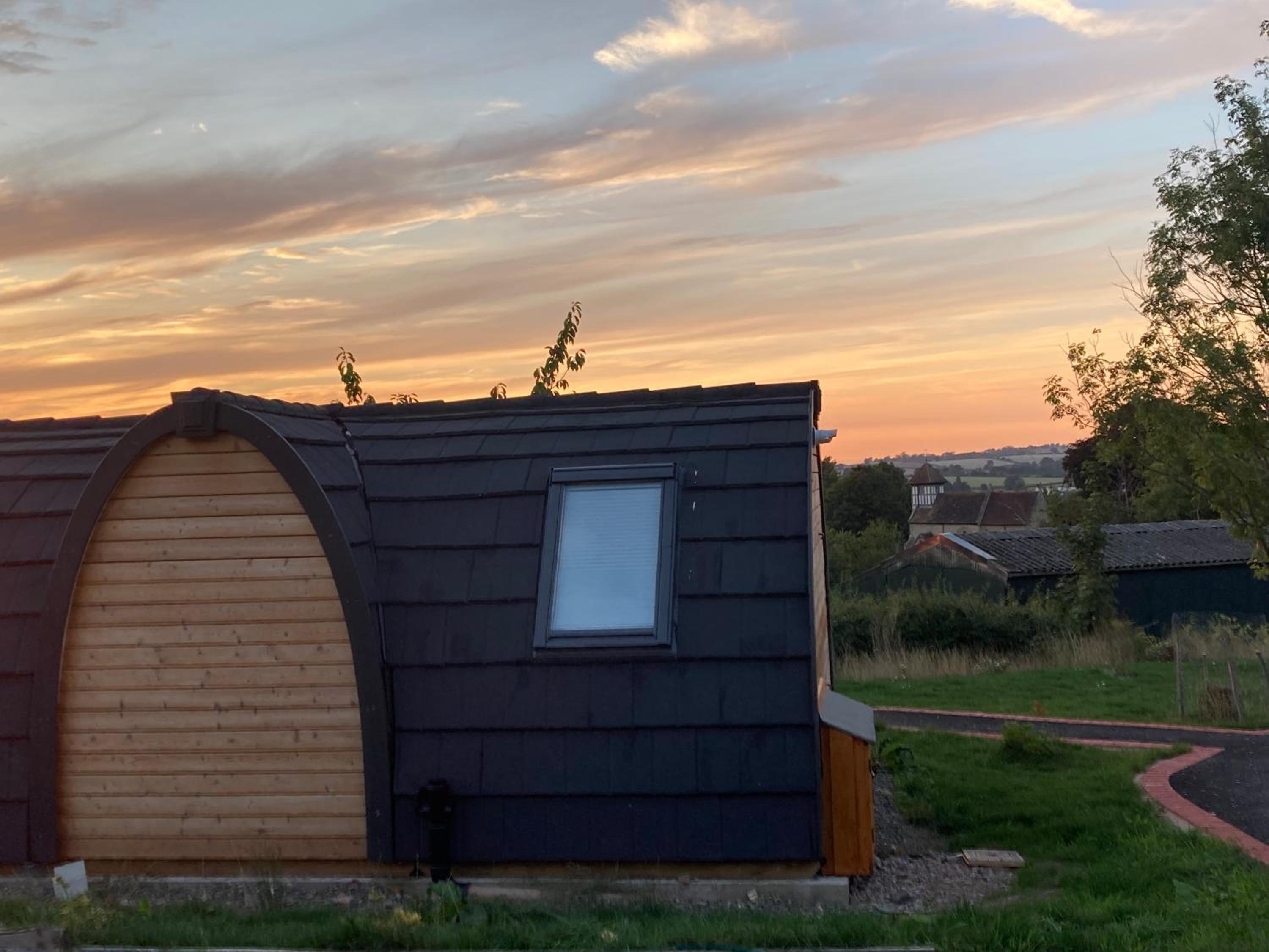 Owl Glamping Pod view 3