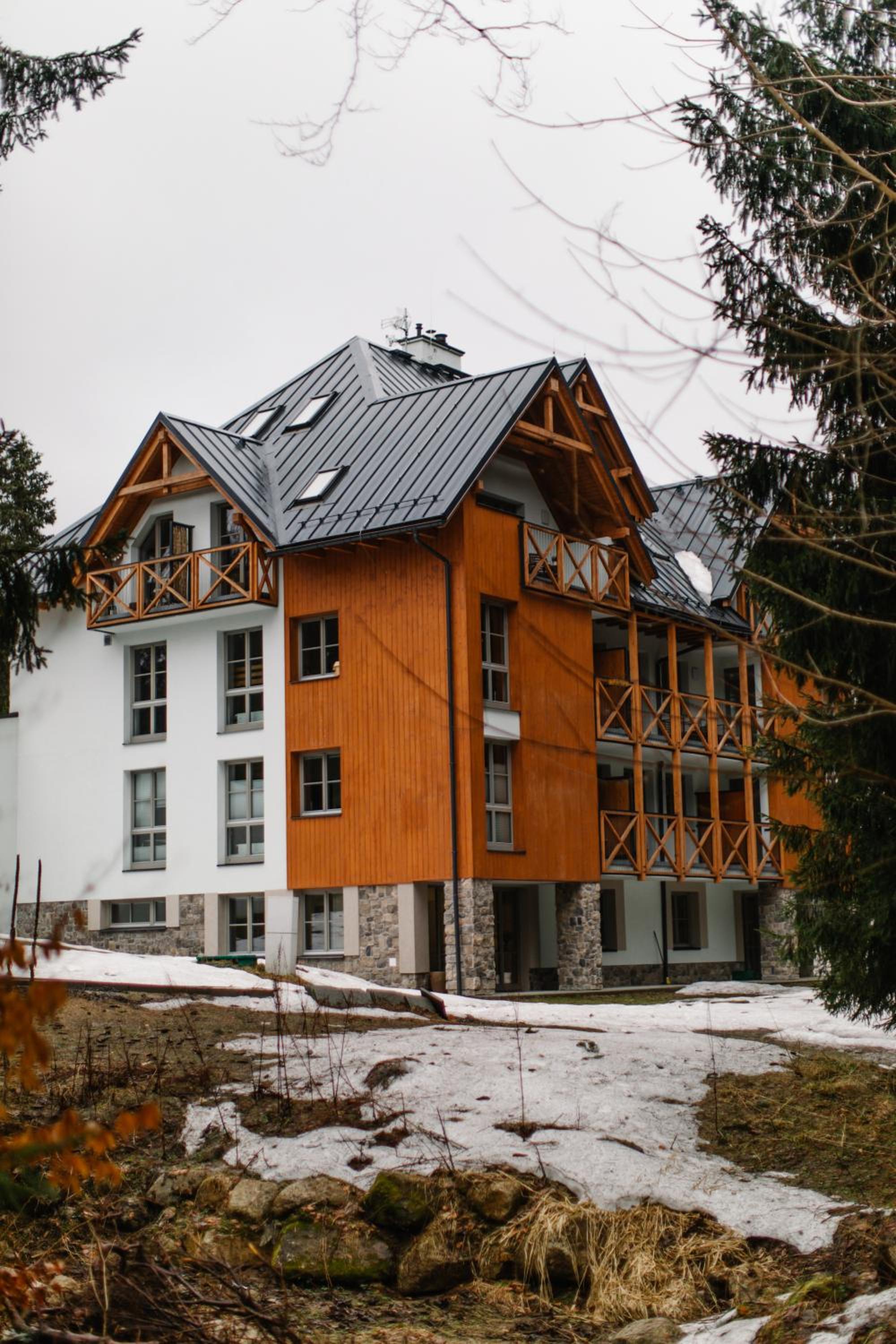 Apartmán s nádherným výhledem v centru Harrachova view 3