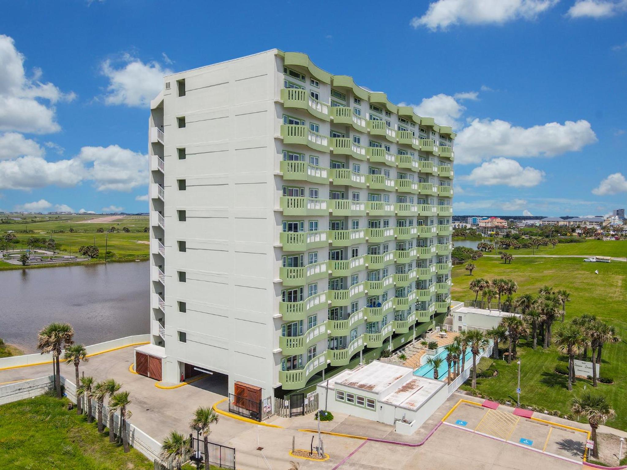 Galveston Luxury High Rise Oceanfront view 2