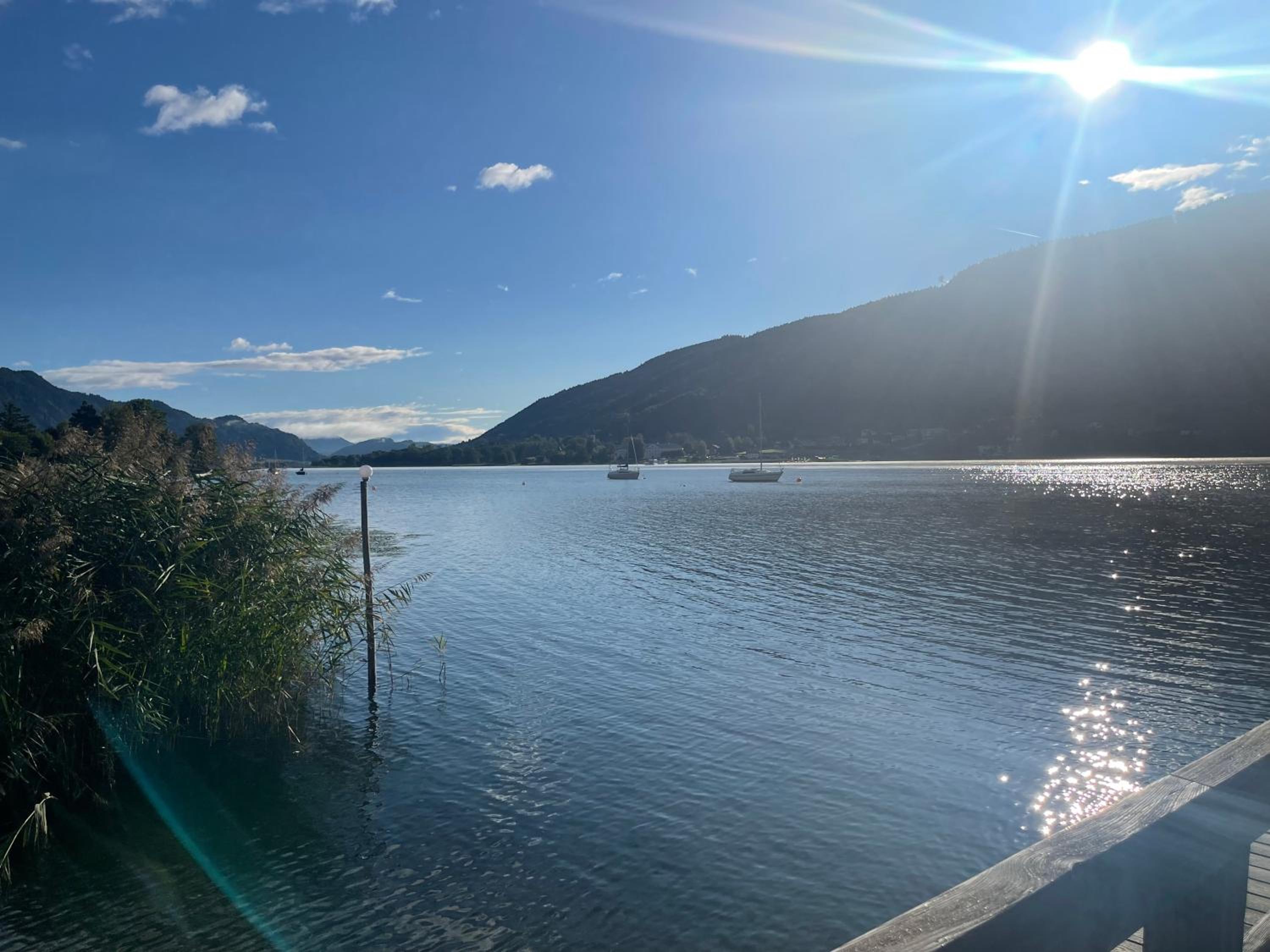 Seeappartement LUNA am Ossiachersee mit privatem Seezugang, Hallenbad, Skiarena Gerlitzen