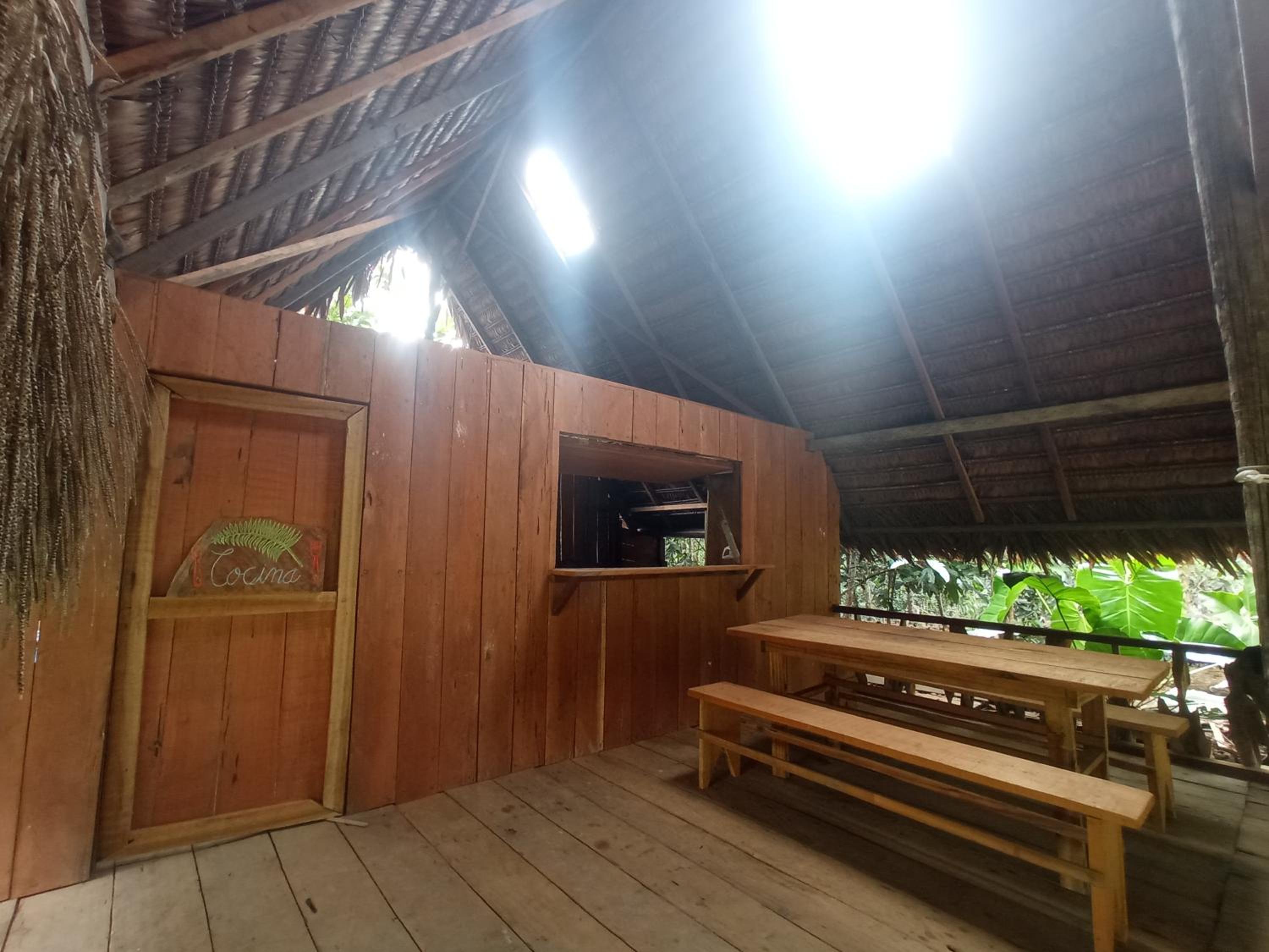 outdoor BBQ area