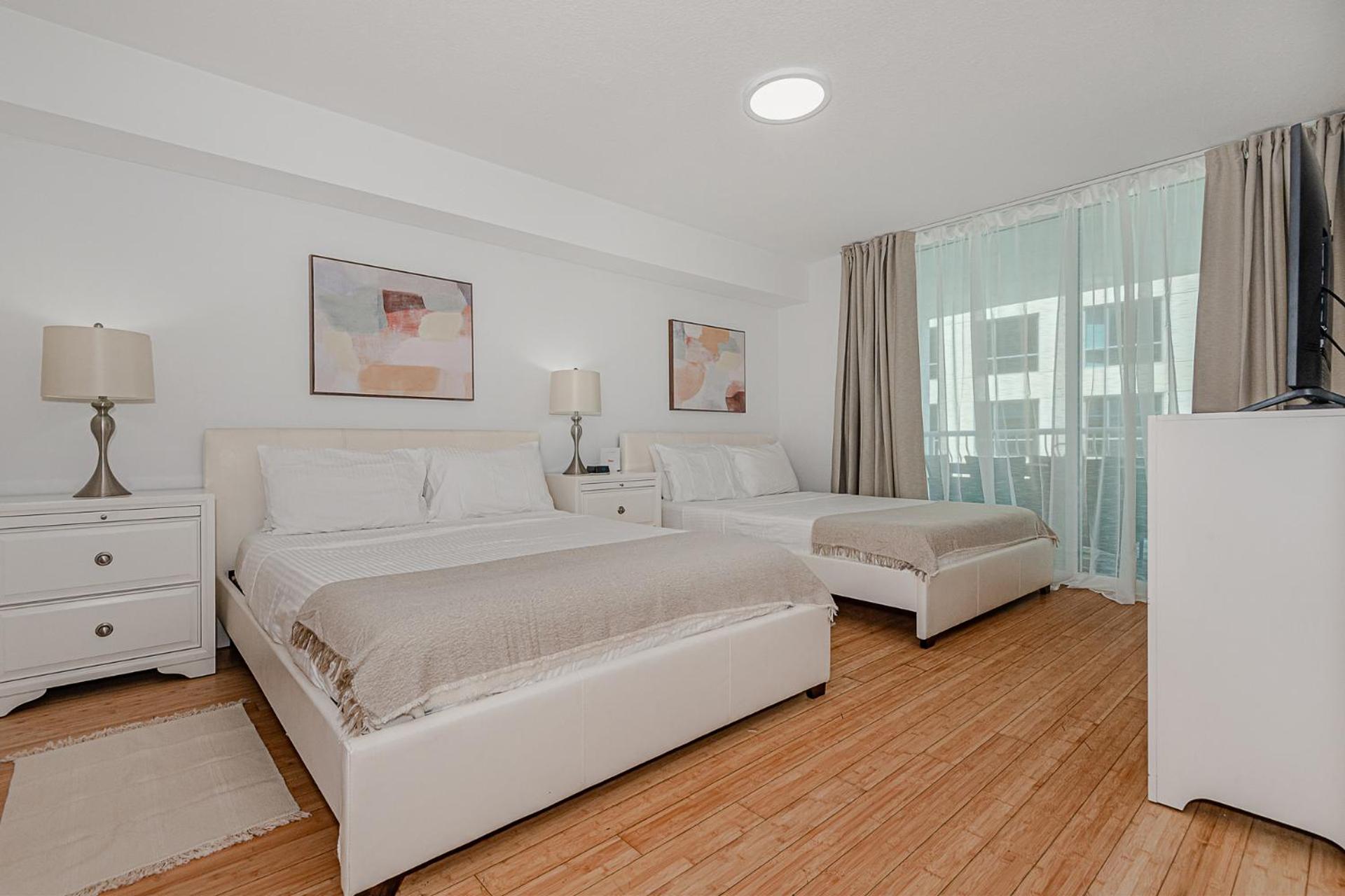 Miami condo with city & ocean views! Sleep up to 6!