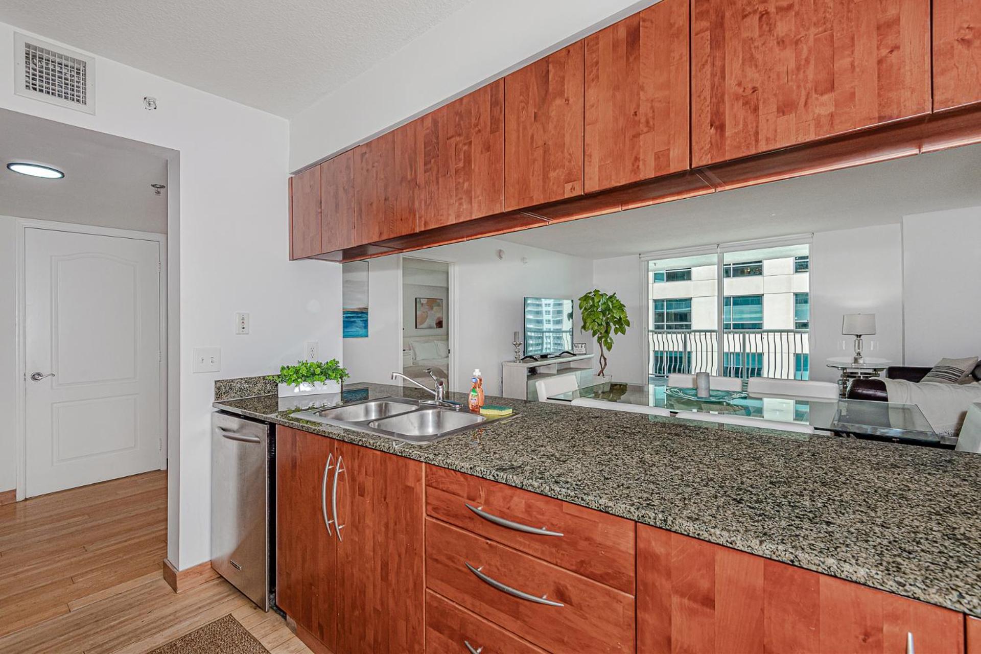 Miami condo with city & ocean views! Sleep up to 6!