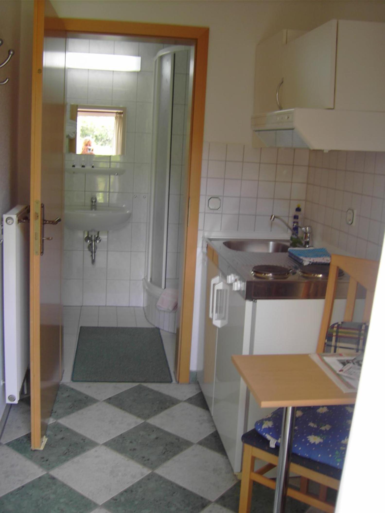 Mini-1-Raum-Apartment mit eigenem Eingang