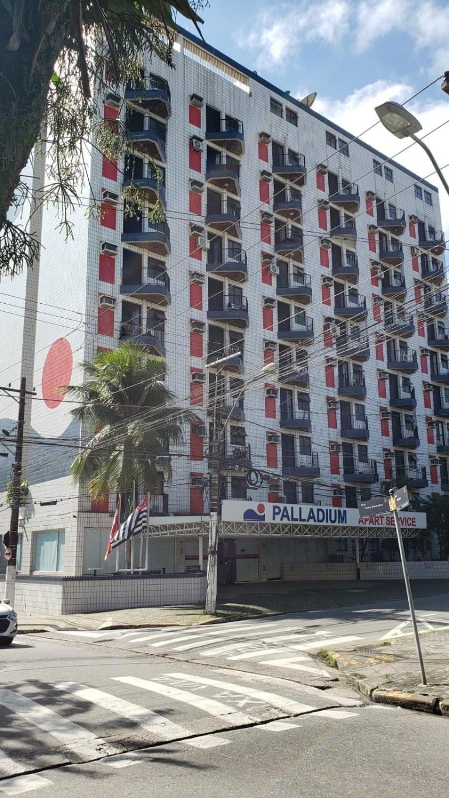 Flat Completo Novo a 350m da praia com piscina
