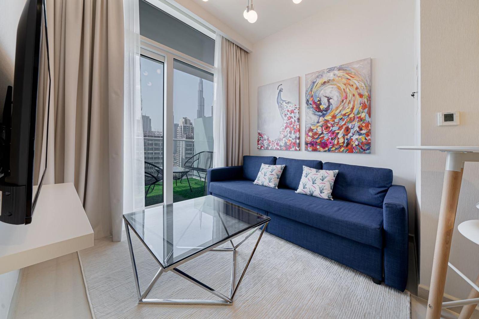Alluring 1 BD Apartment in Business Bay with Burj Khalifa view