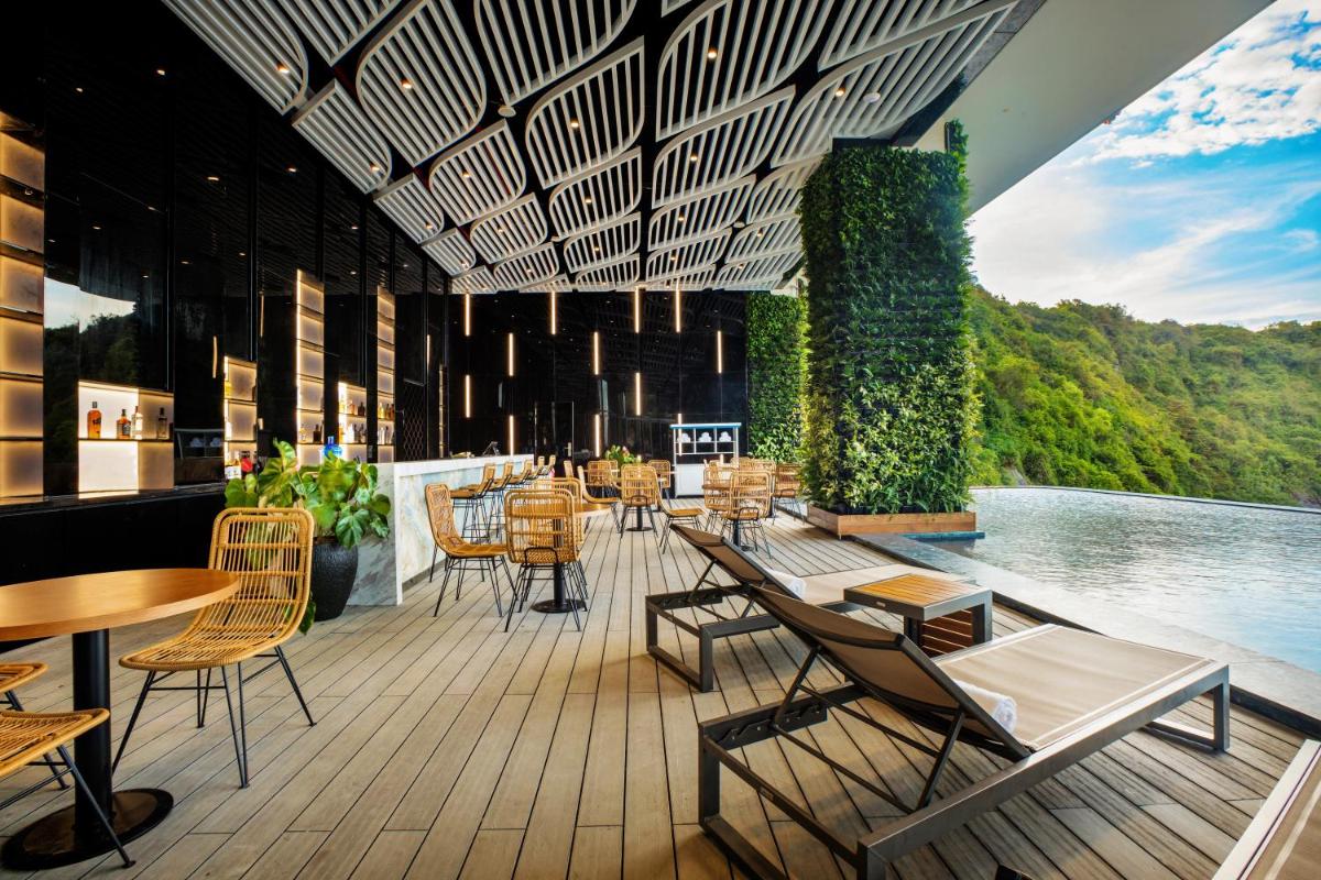 outdoor BBQ area
