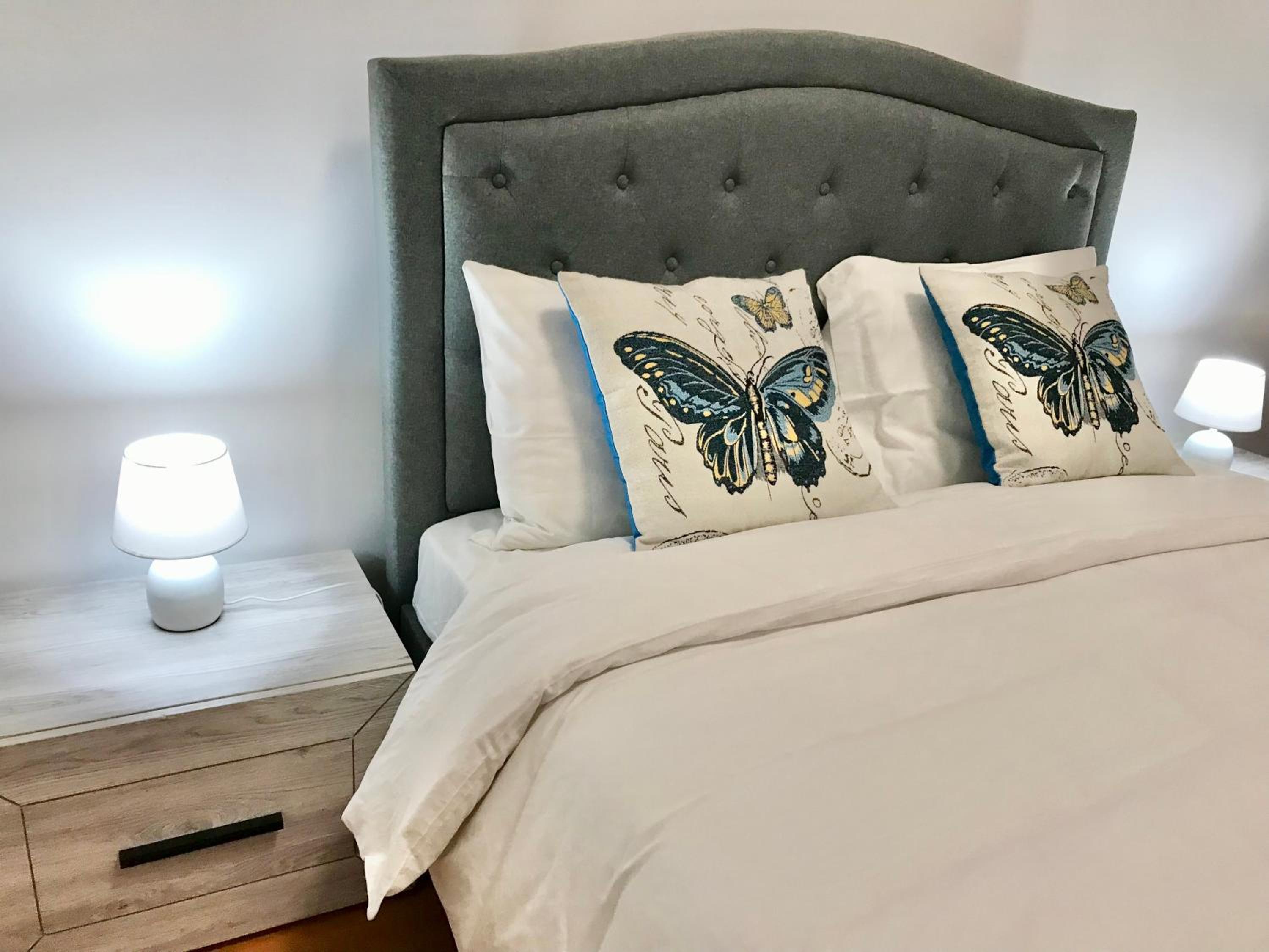 Sublime Gray Bedroom view 2
