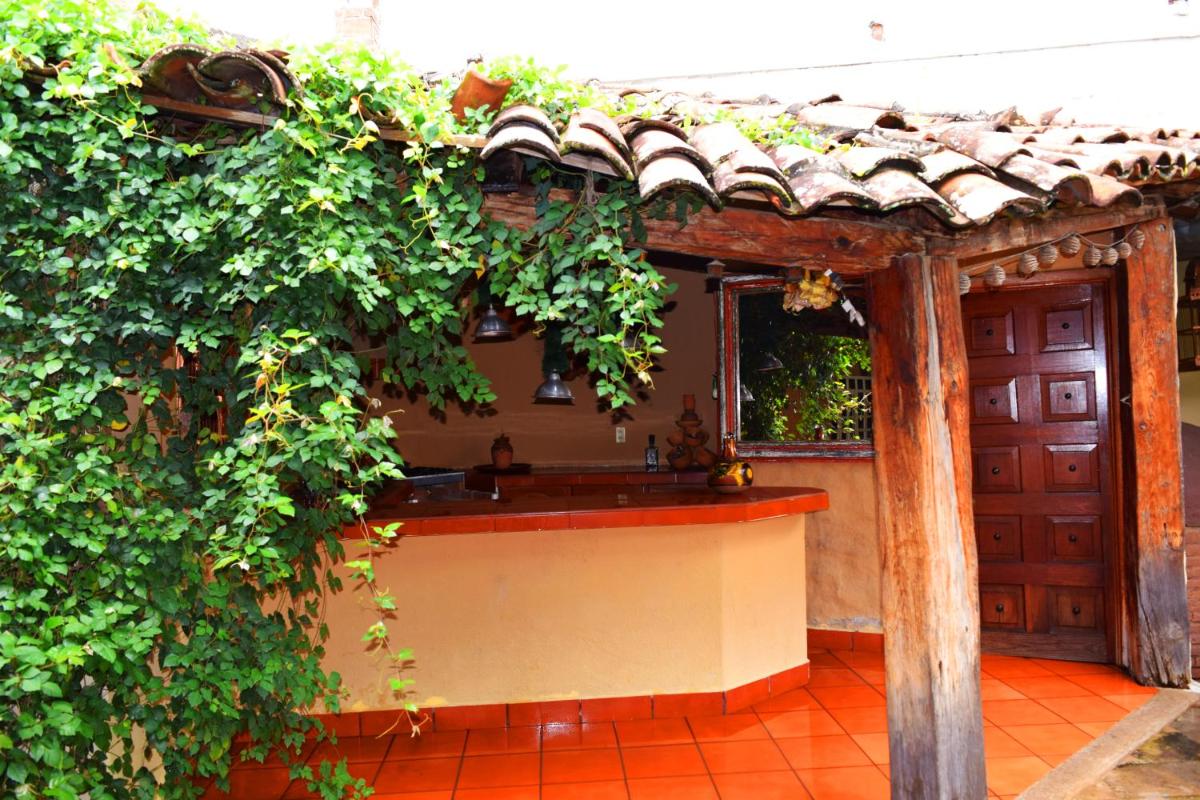 outdoor BBQ area