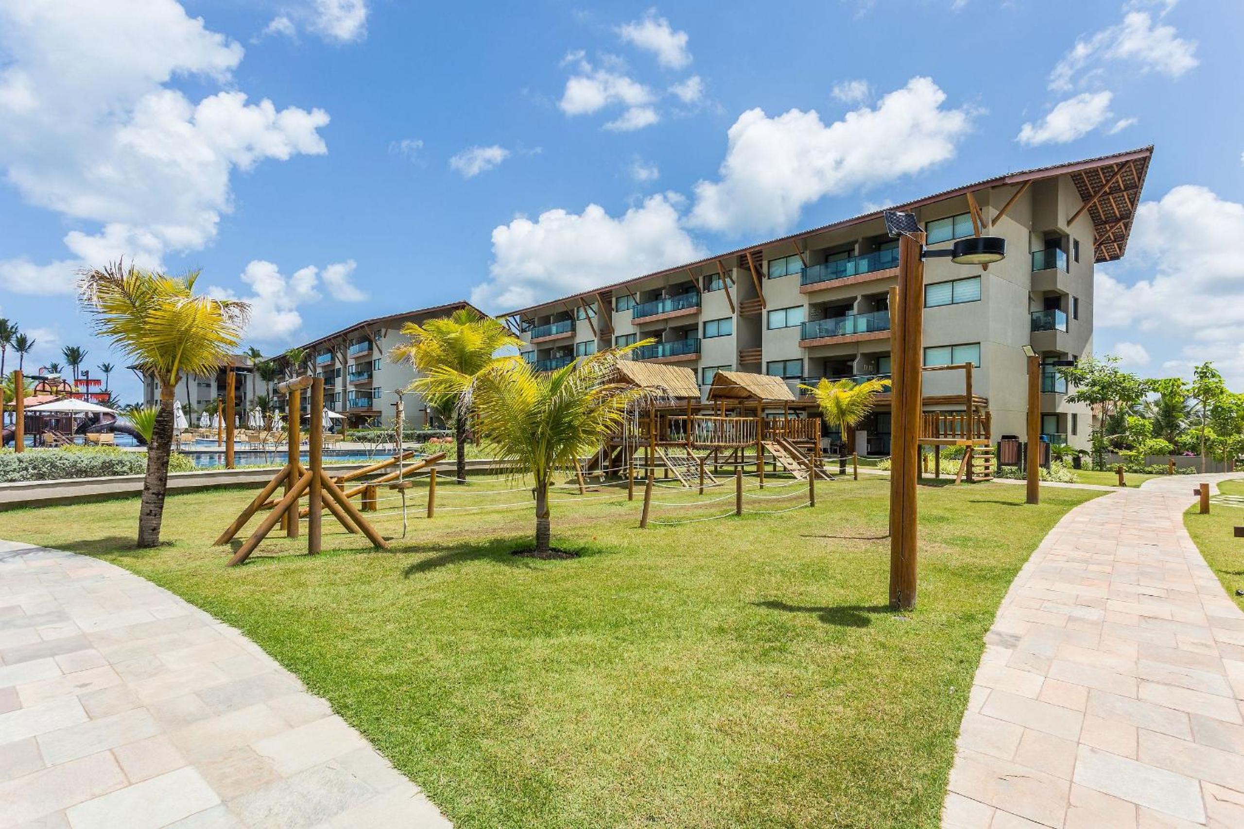 Lindo e confortável apartamento no La Fleur Polinésia Muro Alto