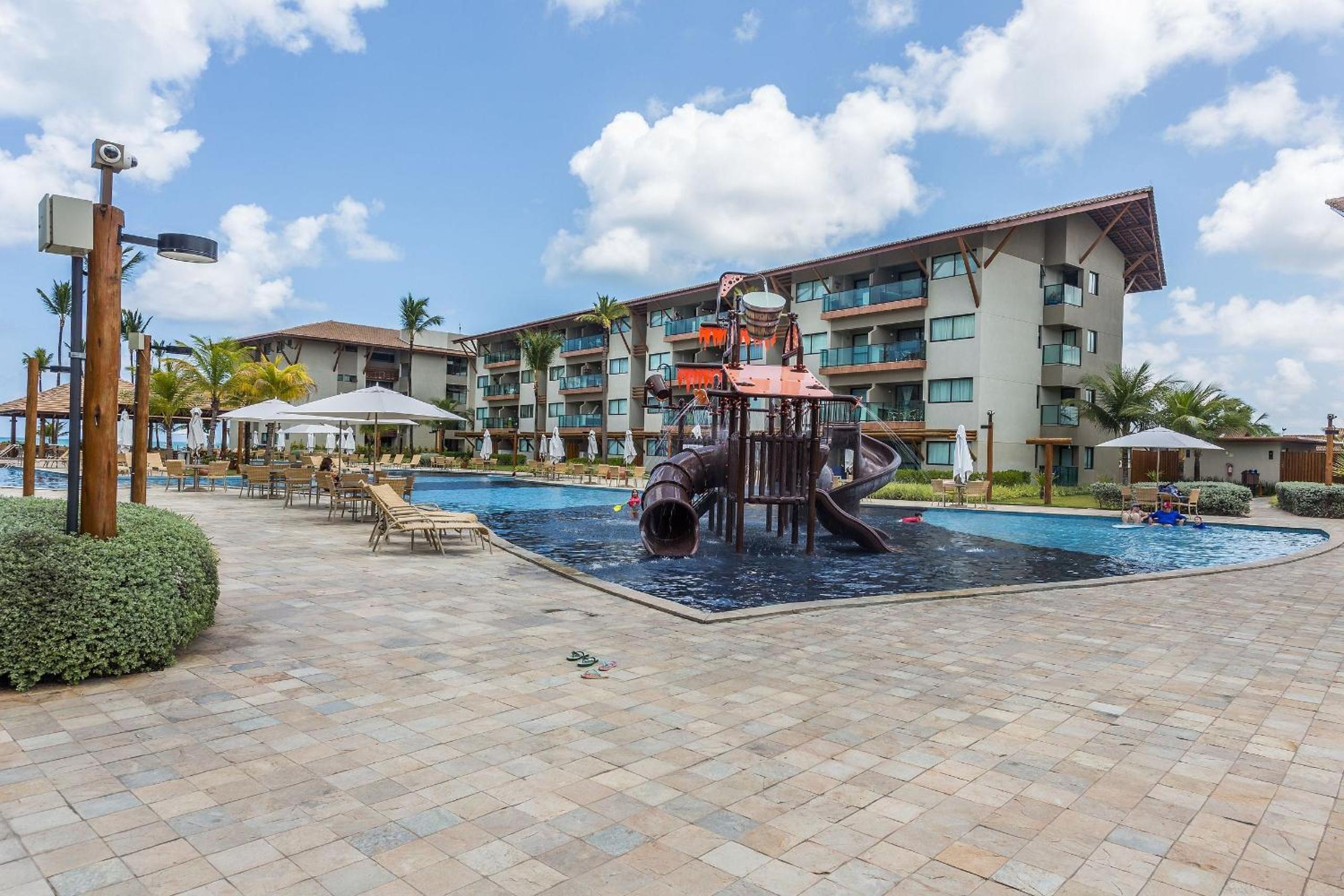 Lindo e confortável apartamento no La Fleur Polinésia Muro Alto