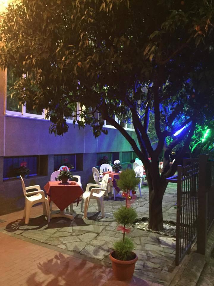 outdoor BBQ area