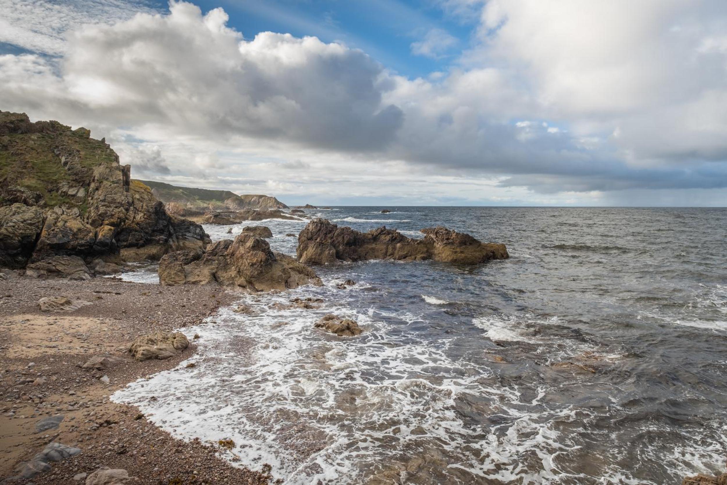 Seaside cottage on Moray coast view 2