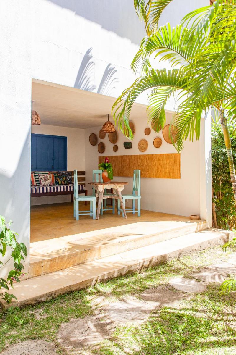outdoor BBQ area