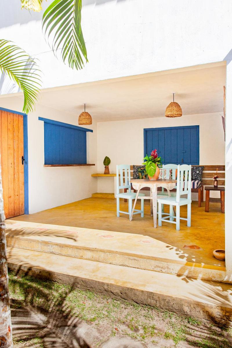 outdoor BBQ area