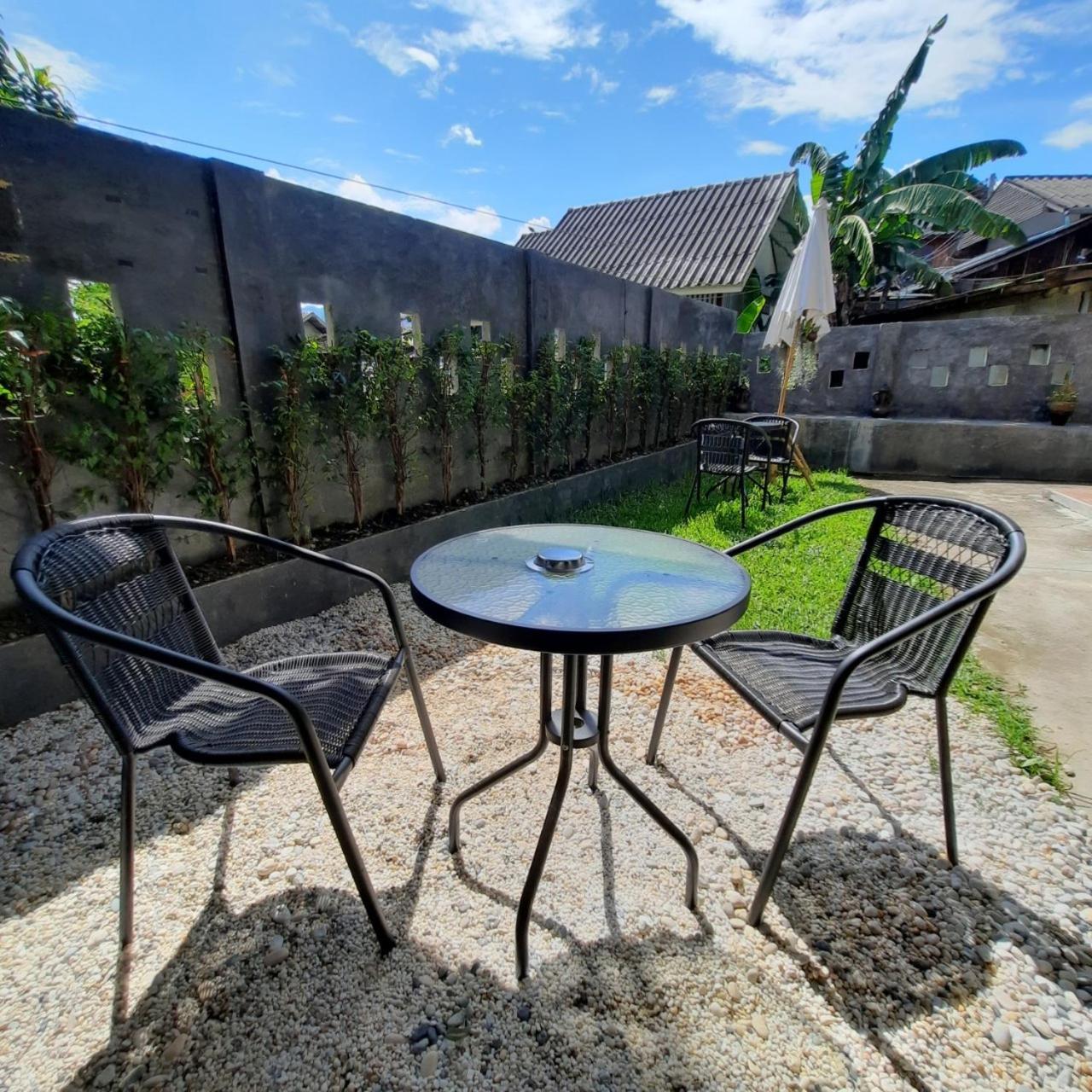 outdoor BBQ area