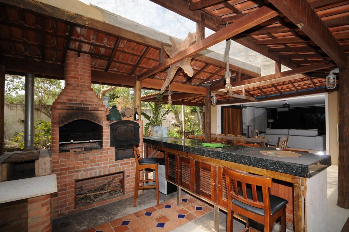 outdoor BBQ area
