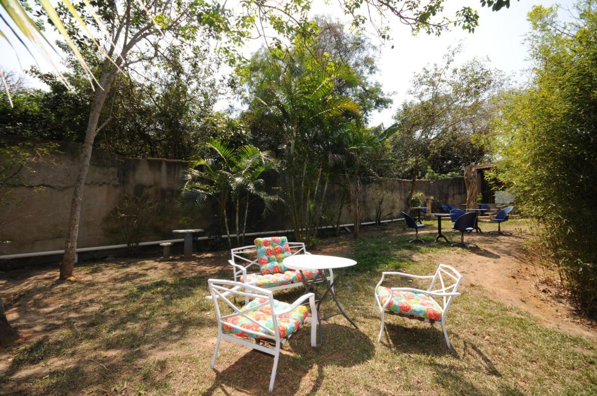 outdoor BBQ area